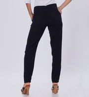 Blum Denim Women's (1301) Black Regular Fit Solid Formal Casual Trousers